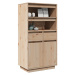 vidaXL Skříň highboard 60 x 40 x 116,5 cm masivní borové dřevo