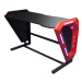Herní ergonomický stůl E-Blue EGT002 – 125×62×80,8 cm, podsvícený