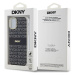 Zadní kryt DKNY PC/TPU Repeat Pattern Tonal Stripe Magsafe pro Apple iPhone 11, černá