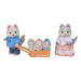 SYLVANIAN FAMILY - Rodina Husky s trojčaty