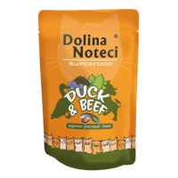 Dolina Noteci SUPERFOOD 85g kachna a hovězí maso pro kočky 80% masa