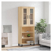 vidaXL Skříň highboard dub sonoma 69,5 x 34 x 180 cm kompozitní dřevo