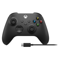 Xbox Wireless Controller černý + USB-C kabel