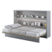 Jednolůžková sklápěcí postel BED CONCEPT 2 šedá, 120x200 cm