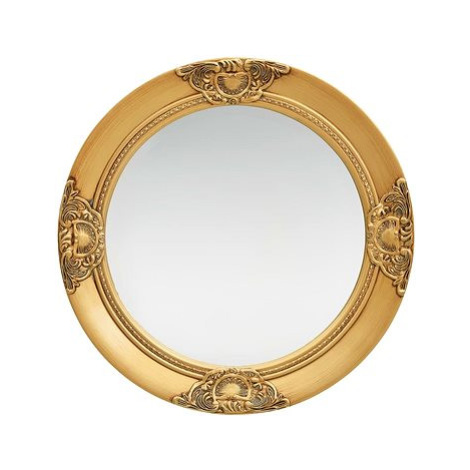 Nástěnné zrcadlo barokní styl 50 cm zlaté SHUMEE