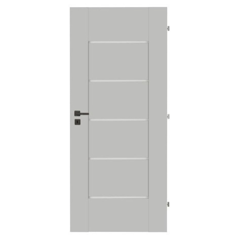 Interiérové dveře Naturel Aura levé 60 cm šedá matná AURASM60L