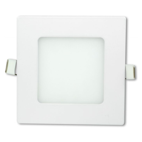 LED stropní panel čtvercový 6 W, studená bílá