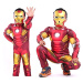 bHome Dětský kostým Svalnatý Iron man s maskou 122-134 L