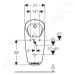 Geberit 116.075.00.1 - Pisoár Preda pro integrované ovládání, bílá