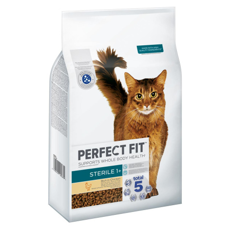 PERFECT FIT Sterile krmivo pro kočky 1 + kuře, 7 kg