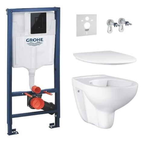 Závěsný wc set do lehkých stěn / předstěnový Grohe Bau Ceramic SIKOBGRSET2