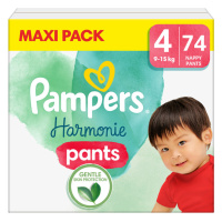 PAMPERS Kalhotky plenkové Harmonie Pants vel. 4 (74 ks) 9-15 kg