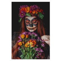 Fotografie Catrina make up halloween, saraidasilva, 26.7 × 40 cm