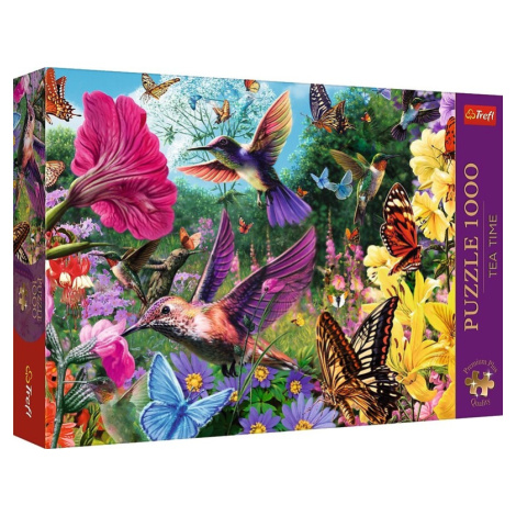 TREFL - Puzzle 1000 Premium Plus - Čajový čas: Zahrada kolibříků
