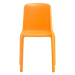 PEDRALI - Židle SNOW 300 DS - oranžová