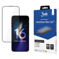 Ochranné sklo 3MK HardGlass Max Lite iPhone 16 Pro 6.3 black, Fullscreen Glass Lite ()