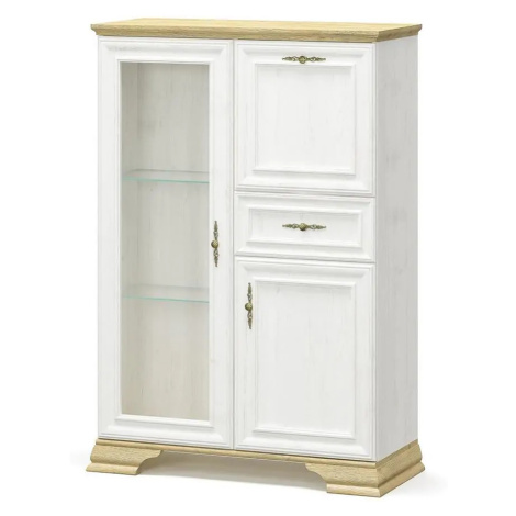 Casarredo Barová skříňka IRIS – borovice andersen/zlatý dub