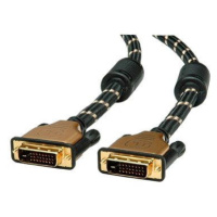 ROLINE propojovací Gold DVI-D pro LCD, 2m