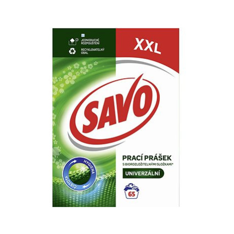 SAVO univerzální prací prášek 4,5 kg (65 praní)