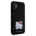 Hello Kitty Liquid Silicone Daydreaming Logo kryt iPhone 11 černý