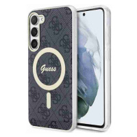 Guess hard silikonový obal na Samsung Galaxy S23 PLUS Black 4G MagSafe