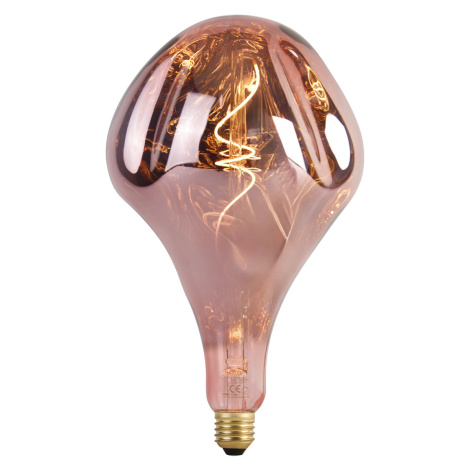 E27 stmívatelná LED lampa A165 růžová 6W 80 lm 1800K Calex