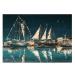 Obraz Canvas 60x80 ST658 Night Ships CA-13935