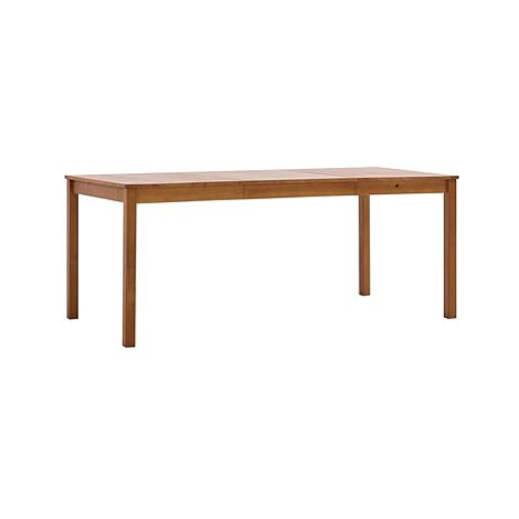 Jídelní stůl medově hnědý 180x90x73 cm borové dřevo SHUMEE