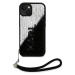 Karl Lagerfeld Sequins Reversible Kryt iPhone 15 černý/stříbrný