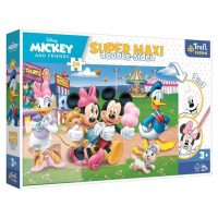 Trefl Puzzle Mickey Mouse Na pouti 24 dílků - oboustranné