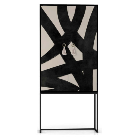 Černo-béžová skříňka 75x164,5 cm Alva – Really Nice Things