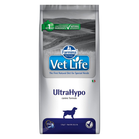 Farmina Vet Life Dog Ultrahypo - Výhodné balení: 2 x 12 kg