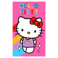 Dětský ručník Hello Kitty Rainbow 30x50 cm