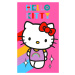 Dětský ručník Hello Kitty Rainbow 30x50 cm