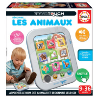 Tablet elektronický Zvířátka Lex Animaux Educa pro děti od 9-36 měsíců francouzský