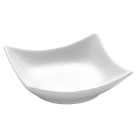 Bílá porcelánová miska Maxwell & Williams Basic Wave, 10,5 x 10,5 cm
