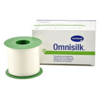 Náplast Omnisilk bílé hedvábí 5cmx5m 1ks