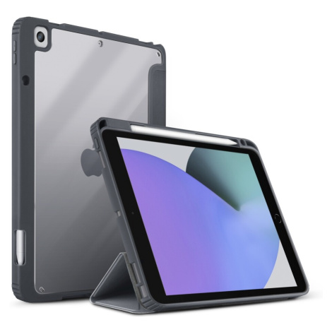 UNIQ Moven Antimikrobiální pouzdro iPad 10.2" (19/20/21)/Air 10,5" (2019)/Pro 10,5" (2017) šedé