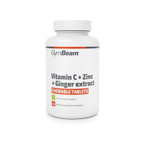 GymBeam Vitamín C + Zinek + extrakt ze zázvoru 90 tablet