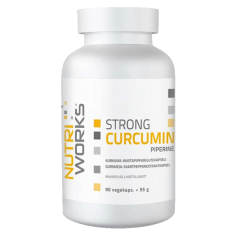 NutriWorks Strong Curcumin Piperine - 90 kapslí