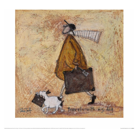 Umělecký tisk Sam Toft - Travels With The Dog, 40 × 40 cm Pyramid