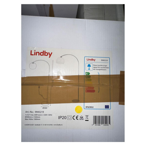 Lindby Lindby - Stojací lampa SVERI 1xE27/60W/230V