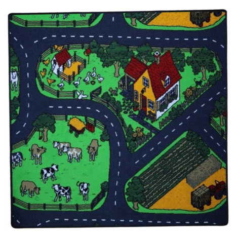 Vopi koberce Dětský kusový koberec Farma II. čtverec - 180x180 cm