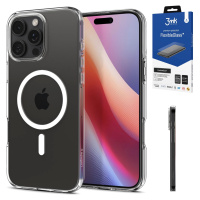 Pouzdro pro Iphone 16 Pro Spigen Liquid Crystal Magsafe a sklo