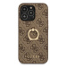 Guess GUHCP13L4GMRBR hybrid silikonové pouzdro iPhone 13 / 13 Pro 6.1" brown 4G with ring stand