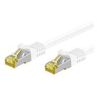 OEM S/FTP patchkabel Cat 7, s konektory RJ45, LSOH, 5m, bílý