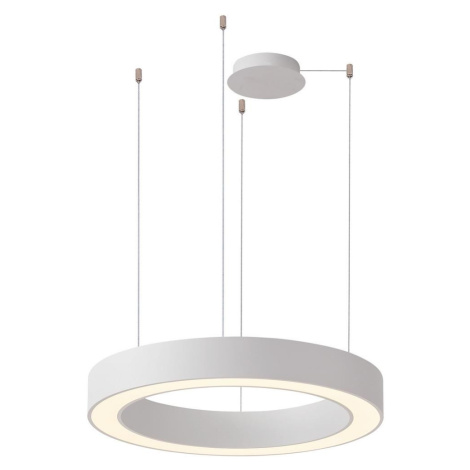 Azzardo  - LED Stmívatelný lustr na lanku MARCO LED/80W/230V bílá + DO