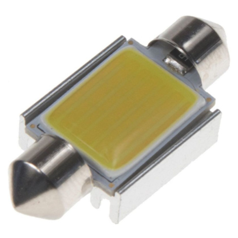Žárovka LED diodová COB Chip-on-Board 12V / sufit 36mm / bílá Aroso