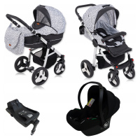 Quero Alu Eco Dětský Kočárek 4V1+ISOFIX13KG Karex