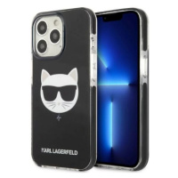 Kryt Karl Lagerfeld iPhone 13 Pro  hardcase black Choupette Head (KLHCP13LTPECK)